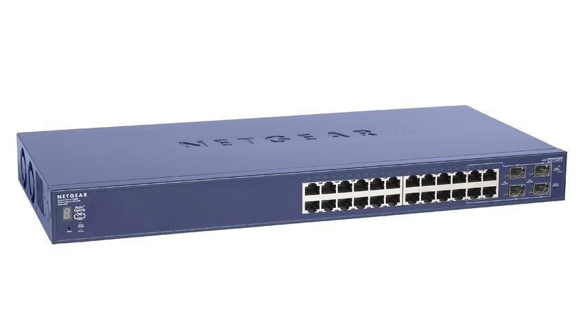 NetgGear ProSafe GS724TS 24 Port Gigabit Stackable Smart Switch GS724TS-100NAS - Image 1 of 3