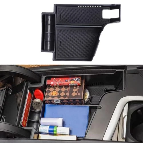 Center console organizer tray compatible with Volvo XC60 XC90 2015-2023 black - Image 1 of 4