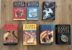 Harry Potter Complete Mixed Book Set 1-7 Paper & Hardback Books @READING SET@ - Picture 1 of 4