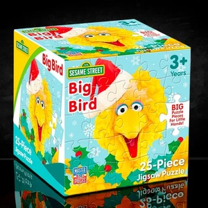 Sesame Street - Big Bird Navidad 25 Piezas Rompecabezas 10" x 10" - Imagen 1 de 4