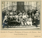 Les représentants de commerce de Gand en visite au Luxembourg, 1929 Vintage silv