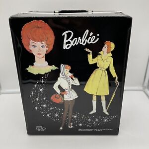 1964 Barbie Doll Carrying Case SPP Mattel Black Double Wide
