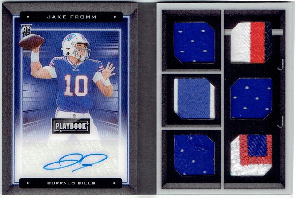2020 Playbook Rookie Signature Locker JAKE FROMM RSL-JF #91/99 6x Patch Auto RPA - Image 1 of 1