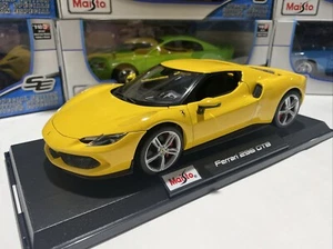 Ferrari 296 GTB Yellow . 1/18 Scale Maisto Special Edition - New In The Box - Picture 1 of 6