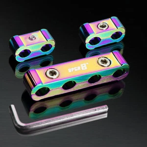 UPGR8 8MM 9MM 10MM O.D. Neo Chrome Wire Separator Divider Spark Plug Wire Cable - Picture 1 of 1
