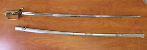 WWII Vintage IJN Japanese Naval Officer Dress Sword Saber w Sheath WW2 - Picture 1 of 18