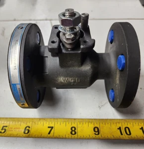 Jamesbury 3/4" 9150312236XTZ1A Flanged Ball Valve CS RF Flange #150 No Handle - Picture 1 of 3
