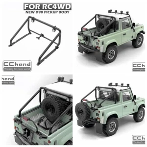 Stainless Steel Rear Bucket Roll Cage for 2015 New D90 Pickup 1/10 Rc Car Part - Picture 1 of 8