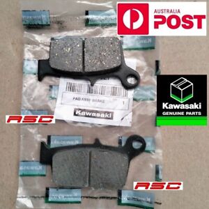 GENUINE KAWASAKI REAR Brake Pads for KLX250R & KLX250S Semi Metalic NISSIN Pads
