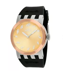 Orologio Elegante Invicta 12796 DNA 46mm Acciaio Tondo Tono Oro Quarzo Svizzero "Nuovo" - Foto 1 di 11