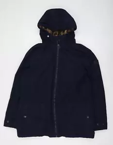 Regatta Women's Blue Parka Jacket, Size 18, Hooded, Fur Trim - Picture 1 of 12