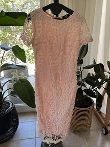 AX Paris Damen Kleid rosa & geblümt Kleid Gr. 10 formell Hochzeit Gast Party - Bild 1 von 6