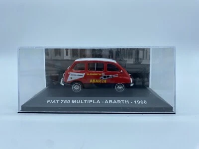 MODELLINO AUTO FIAT 750 MULTIPLA LA MARMITTA ABARTH 1960 - EDICOLA - SCALA 1:43 - Immagine 1 di 2