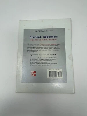 NEW Student Speeches :THE ART OF PUBLIC SPEAKING (Sealed) / CD-ROM / PC & MAC - Image 1 of 2