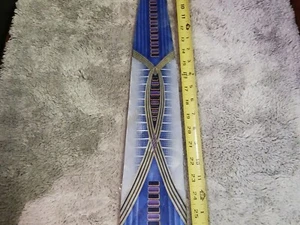 Vintage new old stock Men's Tie blue purple orange gold - Picture 1 of 5