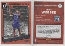 2015-16 Panini Donruss Rebounding Kings Chris Webber #30 HOF