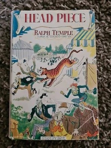 RALPH TEMPLE - HEAD PIECE. HC/DJ 1953 FIRST EDITION. EC - Picture 1 of 8