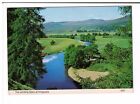 Postcard: The winding Spey at Kingussie, Scotland