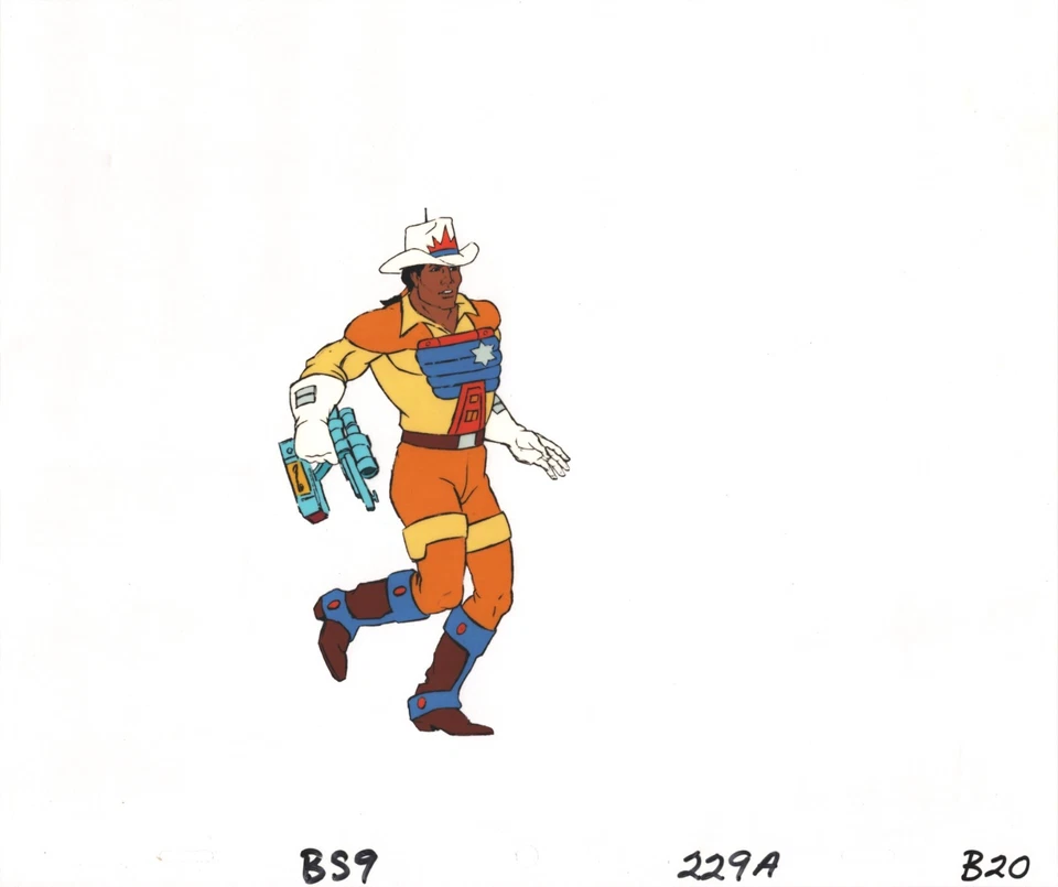 Bravestarr Animation Cartoon Vintage Production Cel Filmation 1987-8 G-b20 - Image 1 of 1