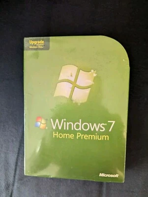 Microsoft Windows 7 Home Premium Upgrade 32 & 64 Bit DVDs MS WIN =RETAIL BOX= - Image 1 of 4