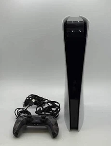 Sony PlayStation 5 Digital Edition 825GB White Console Gaming System CFI-1115B - Picture 1 of 20