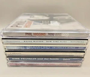 Christian Gospel Music Cds Lot of 6 - Phil Higgins, Wayne Watson, Carman - Picture 1 of 13
