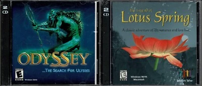 Legend of Lotus Spring & Odyssey The Search For Ulysses Pc Mac Brand New XP - Image 1 of 2