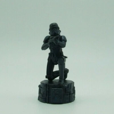 Star Wars Saga Black Imperial Storm Trooper Pawn Chess Replacement Game Piece - Image 1 of 4