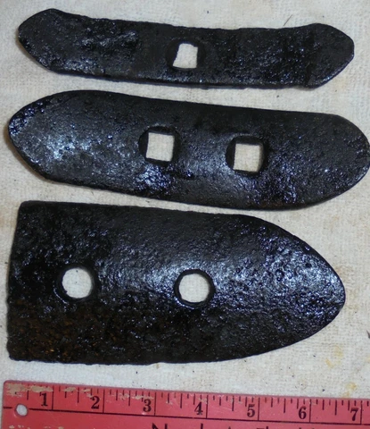 Vintage, Antique ( 3 ) Cultivator Plow Points Sweep Rustic Farm Decor Cover