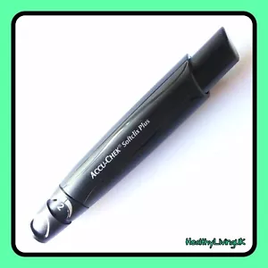 ACCU-CHEK SOFTCLIX PLUS LANZETTENGERÄT + 10 KOSTENLOSE LANZETTEN - NEU - UVP - £39,99 - Bild 1 von 1