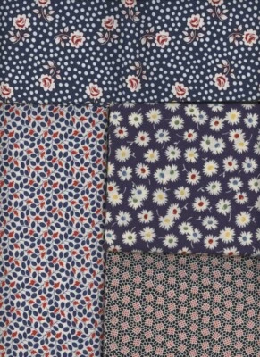 4 FQ 1930's Reproduction Moda Fresh Air Chloe's Closet EE Scheneck American Jane - Image 1 of 4