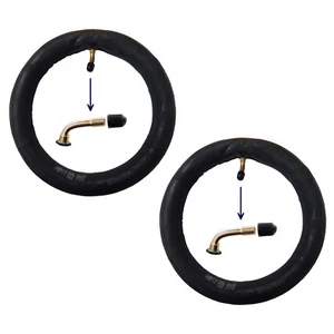 2x Schlauch 12 Zoll Kinderwagen Schlauch 12 Zoll 12.5x1.75-2.25 Zoll abgewinkelt - Bild 1 von 2