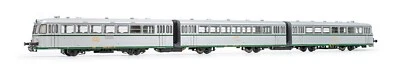 Electrotren HE2003S Renfe 591.300 3 Elements, Aluminium, Band Green, DCC Sound - Image 1 of 4