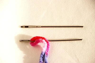 PRYM CONSUMER 2 Durchziehnadel Wollnadel Nadel für Garn Wolle usw. 7 cm - Made in Germany-