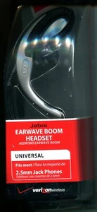 New Jabra Earwave Boom Headset by Verizon Wireless for 2.5 MM Jack Phones - Picture 1 of 2