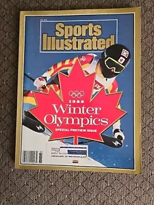 Olympics Winter 1988 Special Preview Issue - Sports Illustrated Magazine - Picture 1 of 8