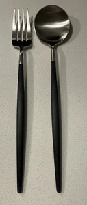 Cutipol Goa Serving Set w/Black + Brushed 18/10 Stainless Steel -Dishwasher Safe - Picture 1 of 6