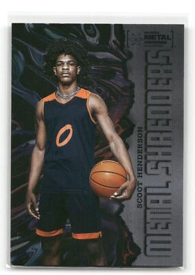 2022 Skybox Metal Universe Champions Metal Shredders Scoot Henderson #122 - Image 1 of 2