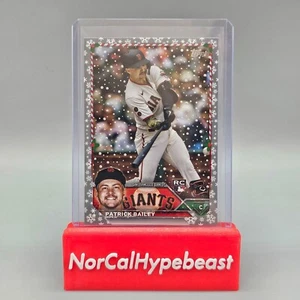 2023 Topps Holiday Baseball Patrick Bailey RC H122 Metallic Rookie - Picture 1 of 2