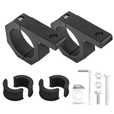 2* 35mm-50mm Bull Bar Mounting Brackets Tube Clamp LED Offroad Spot Light Holder - Image 1 of 4