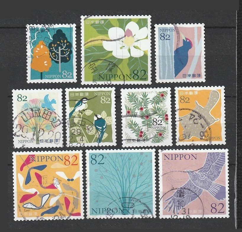 Japón Regalo del Bosque Serie 1, 82yen de Comp. Juego, C2340 -007 Foto 1 de 1