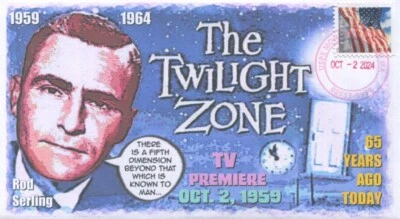 Coverscape Computer Designed 65th “The Twilight Zone” TV Debut Event Cover - Image 1 of 2