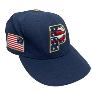 New Era Indiana Pacers EE. UU. 9FIFTY Sombrero Azul Snapback Bandera Estrellas Raro - Imagen 1 de 8