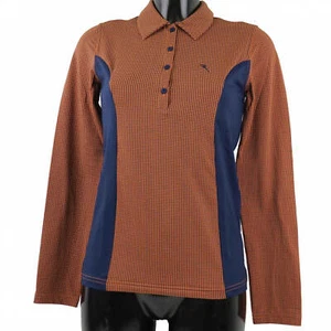 Chervo Golf Damen Polo lang Arm COMFORT Apuleo orange navy 86E neu - Picture 1 of 1