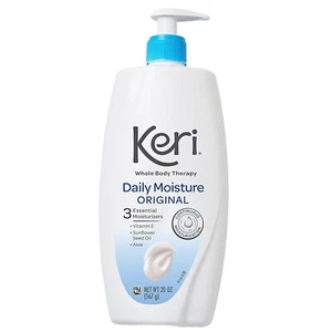 Keri Daily Dry Skin Therapy Moisturizing Original Body Lotion, Lightly Scented - Picture 1 of 8