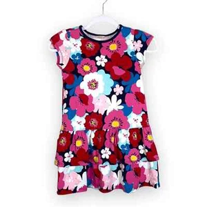 Gymboree Floral Ruffle Drop Waist Dress - Picture 1 of 6