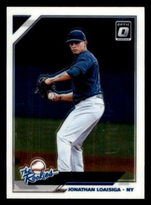 2019 Donruss Optic The Rookies #TR-7 Jonathan Loaisiga New York Yankees - Image 1 of 2