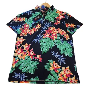 RLX Ralph Lauren Golf Pro Fit Tropical Performance Polo Shirt Men's M, NWT $115 - Picture 1 of 14