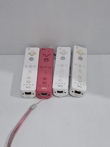 Genuine Nintendo Wii Controllers Remote X4 For Parts Only - Picture 1 of 10