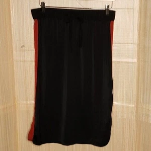 Who What Wear Damenrock schwarz sportlich Midi elastischer Bund Small - Bild 1 von 7
